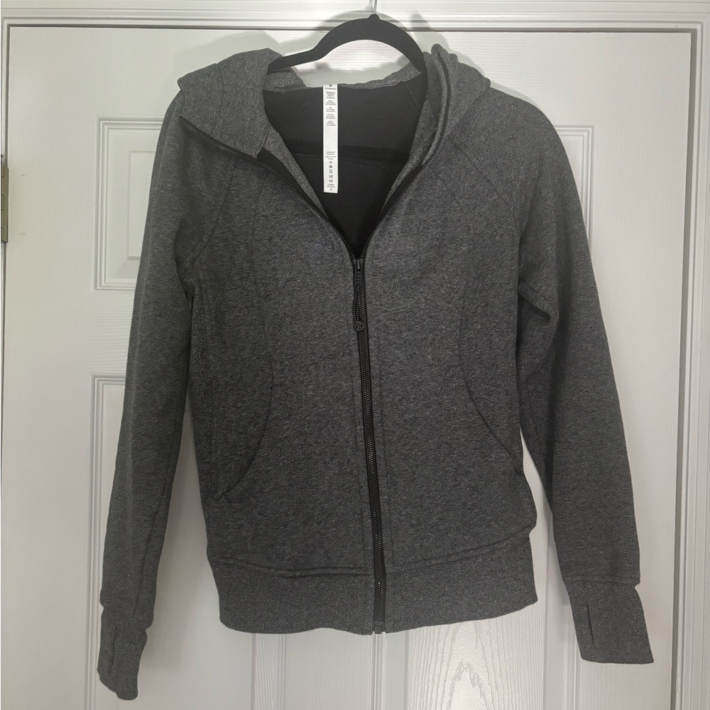 Lululemon Athletica Charcoal Zip-Up Jacket